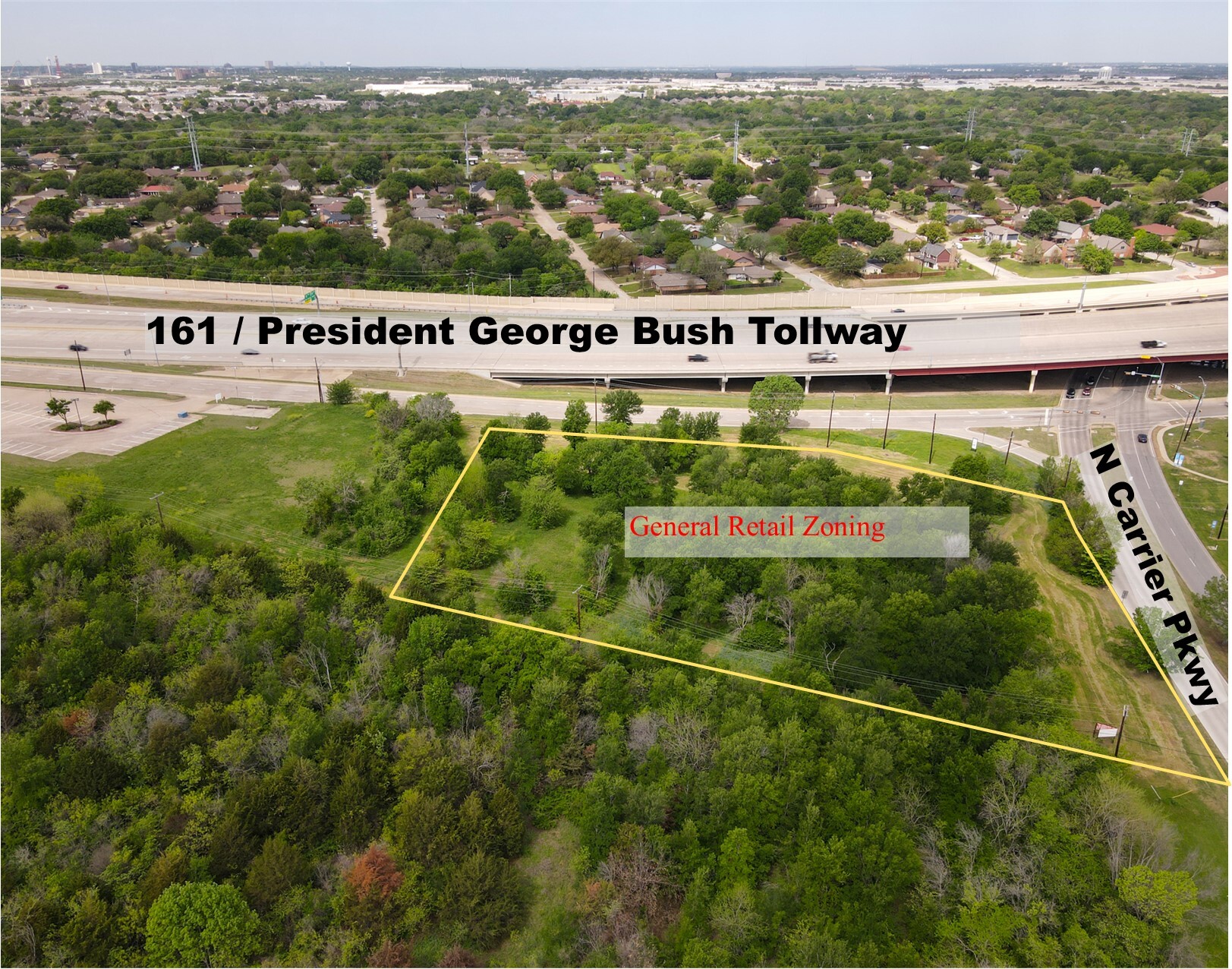 2200 N Carrier Pky, Grand Prairie, TX for sale Aerial- Image 1 of 7