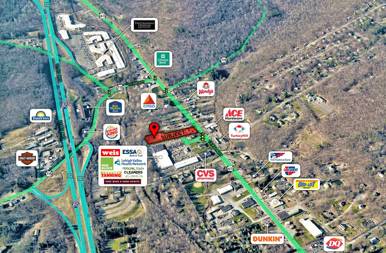 2820 Route 611, Tannersville, PA, 18372 Commercial Land For Sale