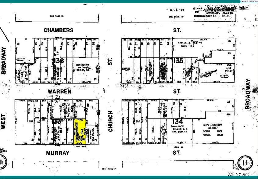 43 Murray St, New York, NY for lease - Plat Map - Image 2 of 7