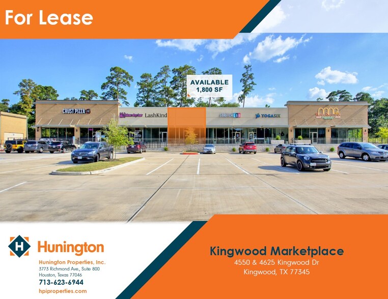 4550 & 4625 Kingwood Dr, Kingwood, TX for lease - Building Photo - Image 1 of 1