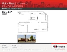 141 E Palm Ln, Phoenix, AZ for lease Site Plan- Image 1 of 1