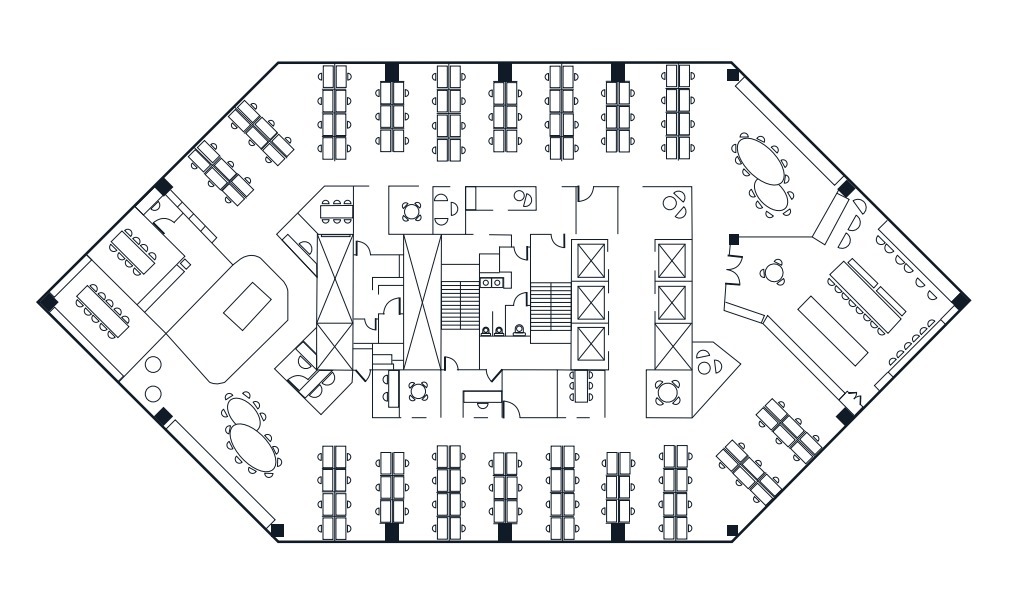 595 Market St, San Francisco, CA for lease Floor Plan- Image 1 of 1