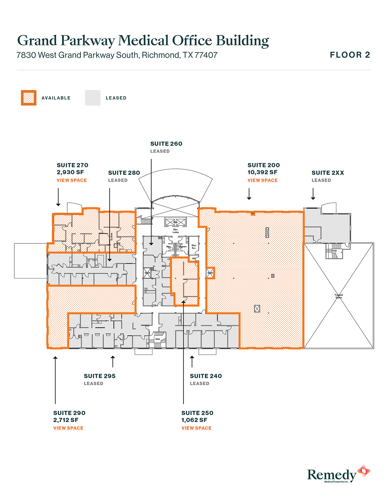 7830 W Grand Pky S, Richmond, TX for lease Floor Plan- Image 1 of 1