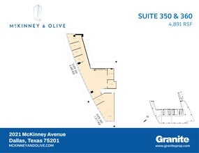 2021 McKinney Ave, Dallas, TX for lease Site Plan- Image 2 of 2