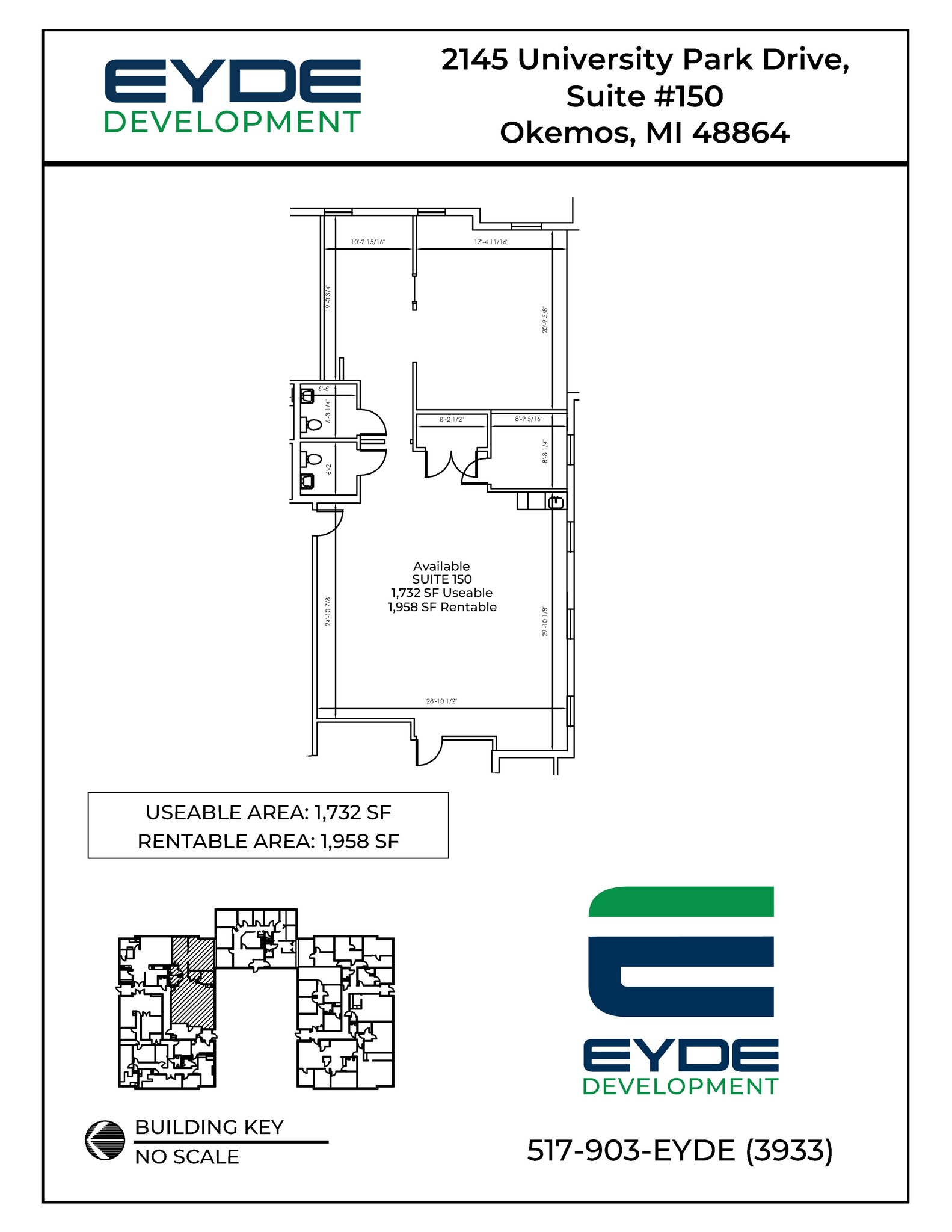 2145 University Park Dr, Okemos, MI for lease Site Plan- Image 1 of 1