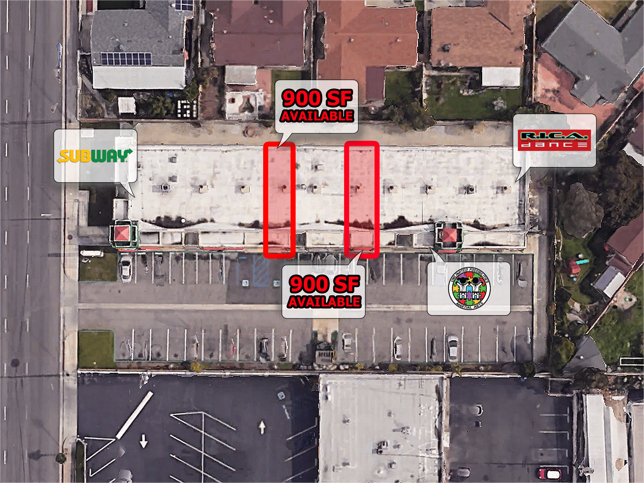 6122 Orangethorpe Ave, Buena Park, CA for lease Aerial- Image 1 of 3