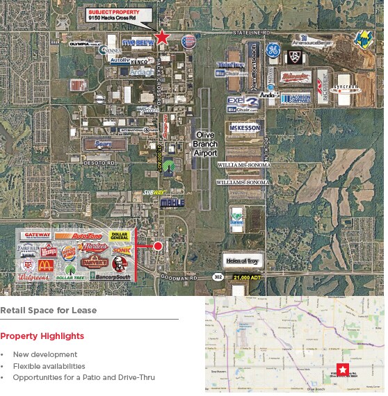 9150 Hacks Cross Rd, Olive Branch, MS for sale Building Photo- Image 1 of 1