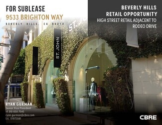 More details for 9533 Brighton Way, Beverly Hills, CA - Retail for Lease