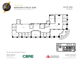 15601 Dallas Pky, Addison, TX for lease Floor Plan- Image 1 of 1