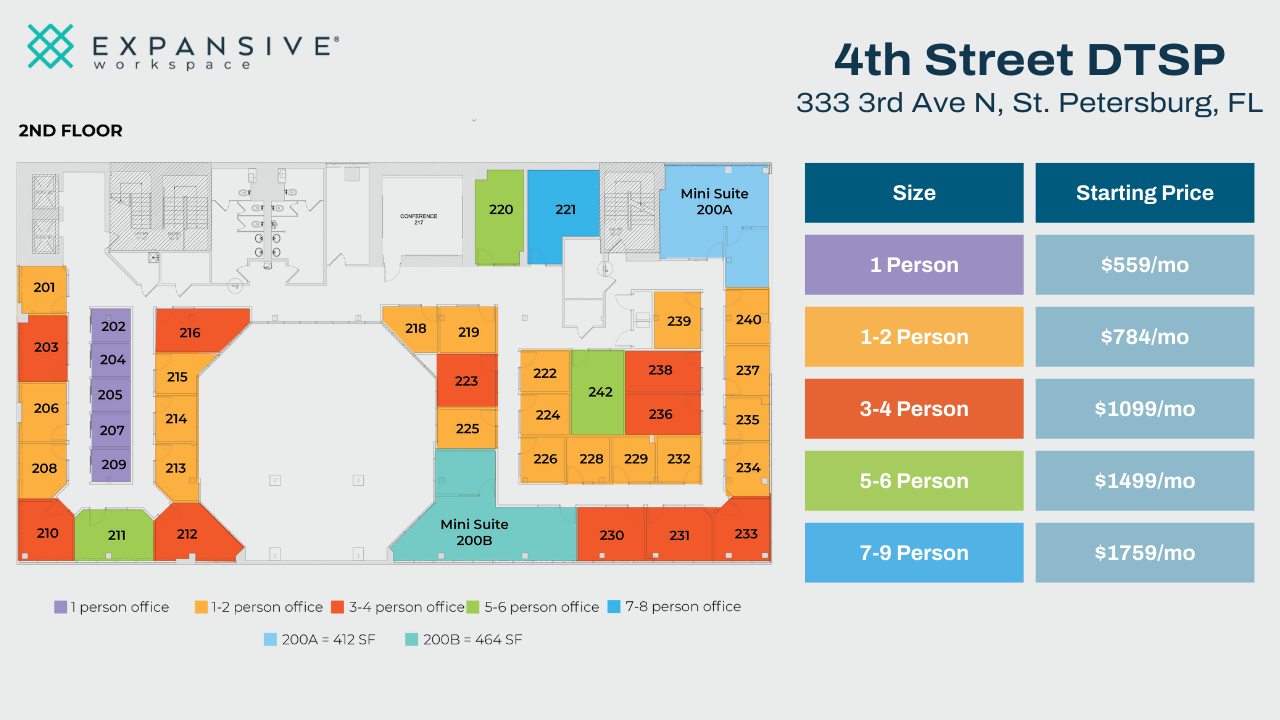 333 3rd Ave N, Saint Petersburg, FL for lease Floor Plan- Image 1 of 4