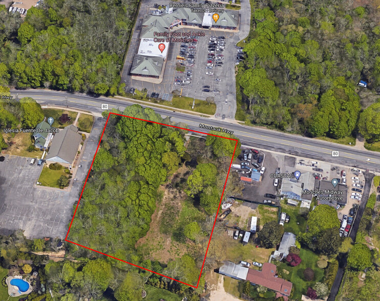 210-230 Montauk Hwy, Moriches, NY for lease - Aerial - Image 1 of 6