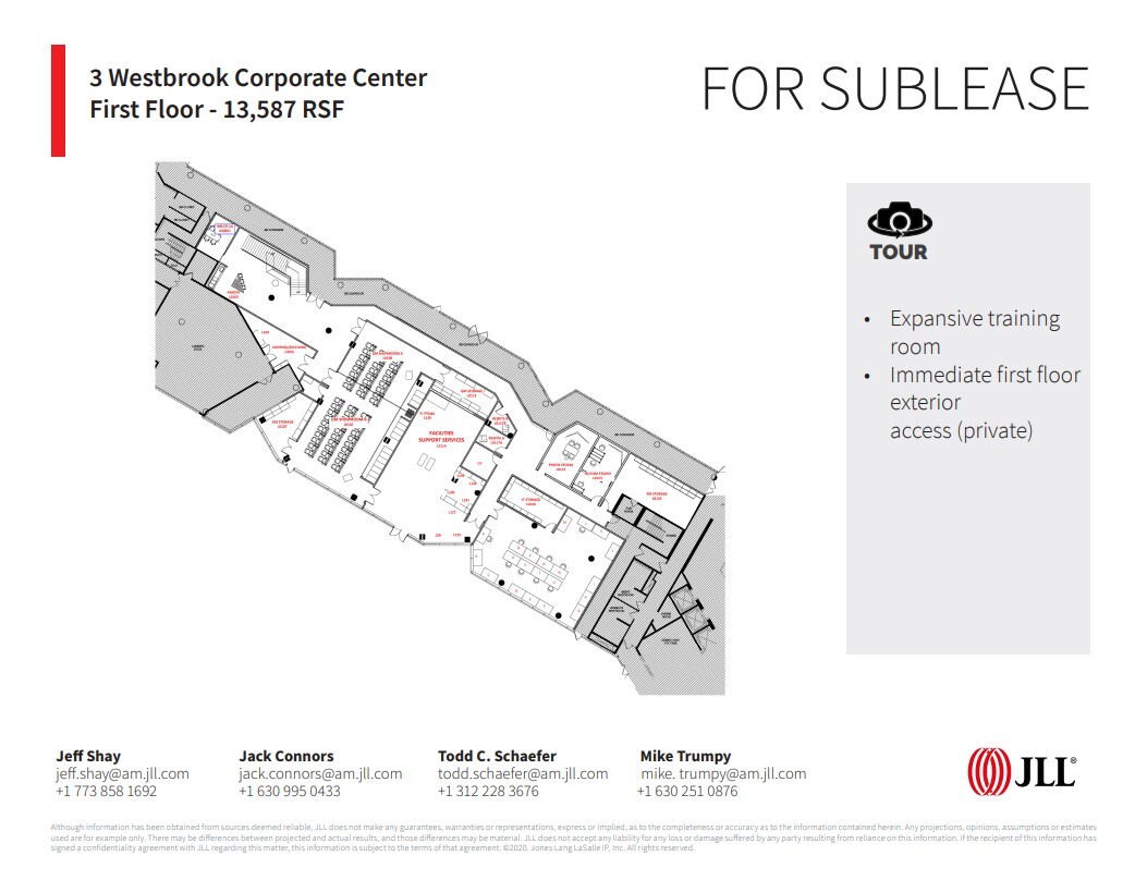 3 Westbrook Corporate Ctr, Westchester, IL for lease Floor Plan- Image 1 of 1