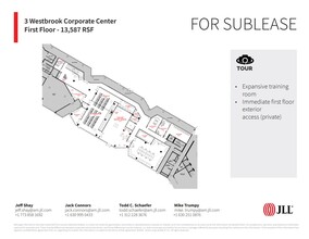 3 Westbrook Corporate Ctr, Westchester, IL for lease Floor Plan- Image 1 of 1