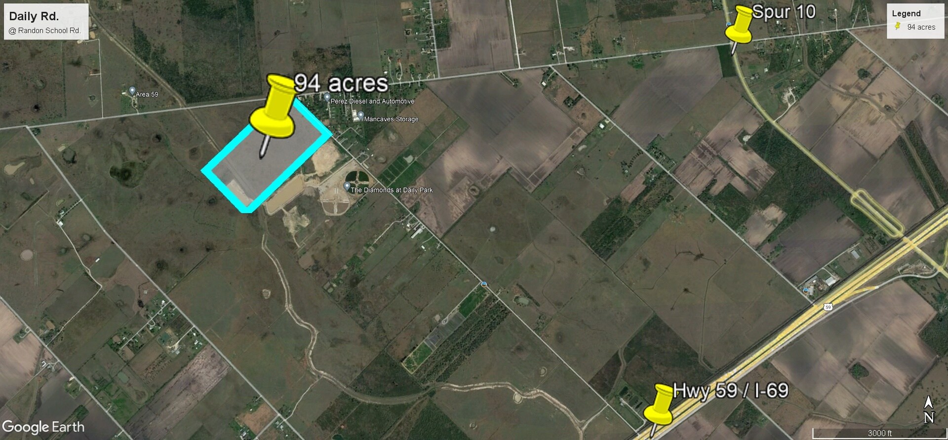 Daily Rd., Rosenberg, TX 77471 94 acres Rosenberg Daily Rd. Spur 10