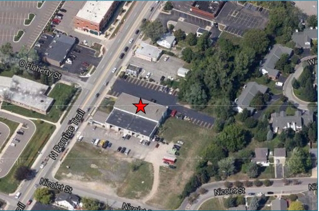 500 N Pontiac Trail, Walled Lake, MI for lease - Aerial - Image 2 of 4