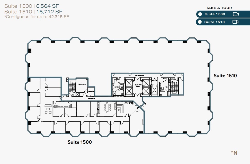 550 W C St, San Diego, CA for lease Floor Plan- Image 1 of 1