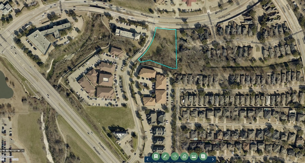 San Jacinto Pl., Plano, TX for lease - Aerial - Image 1 of 2