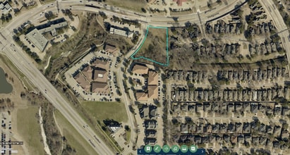San Jacinto Pl., Plano, TX - AERIAL  map view