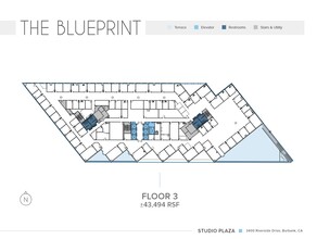 3400 W Riverside Dr, Burbank, CA for lease Floor Plan- Image 1 of 1