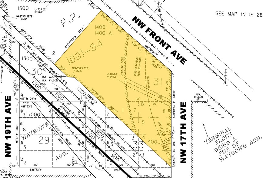 2121-2181 NW Front Ave, Portland, OR for lease - Plat Map - Image 2 of 9