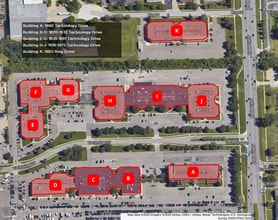 1919-1975 Technology Dr, Troy, MI for lease Aerial- Image 2 of 4