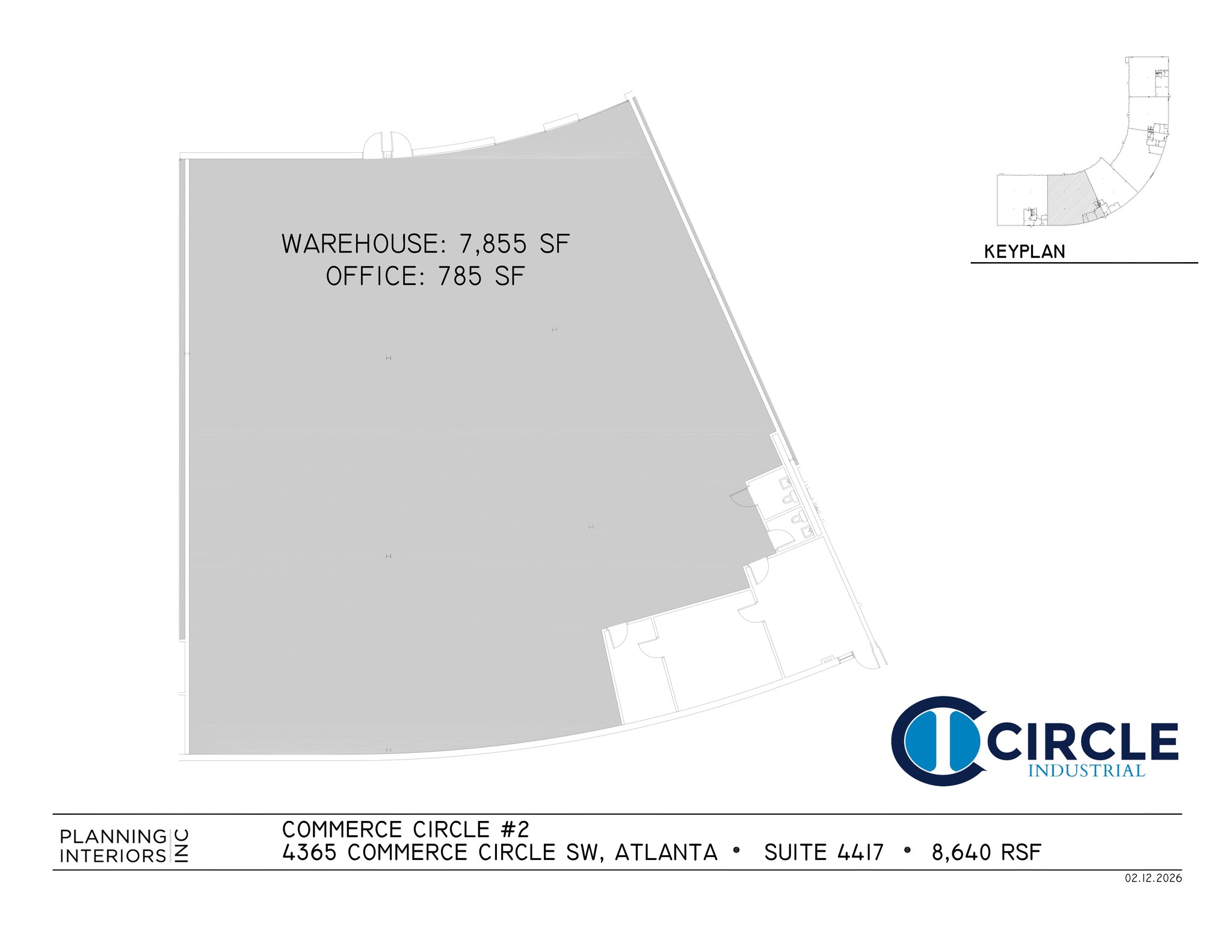 4365-4421 Commerce Cir SW, Atlanta, GA for lease Site Plan- Image 1 of 1