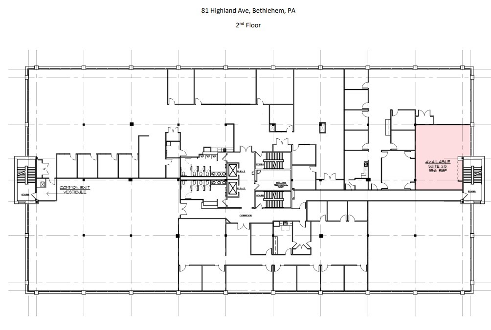 81 Highland Ave, Bethlehem, PA for lease Floor Plan- Image 1 of 1