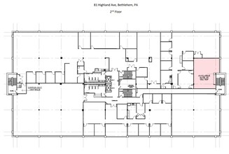 81 Highland Ave, Bethlehem, PA for lease Floor Plan- Image 1 of 1