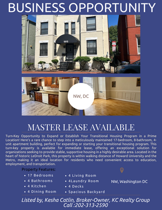 More details for 1915 4th St NW, Washington, DC - Flex for Lease