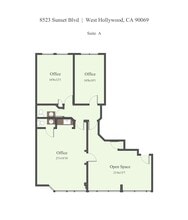 8519-8527 W Sunset Blvd, West Hollywood, CA for lease Floor Plan- Image 2 of 19