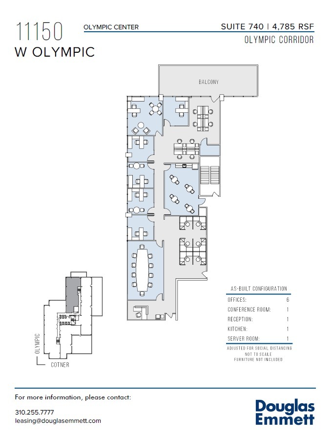 11150 W Olympic Blvd, Los Angeles, CA for lease Floor Plan- Image 1 of 1