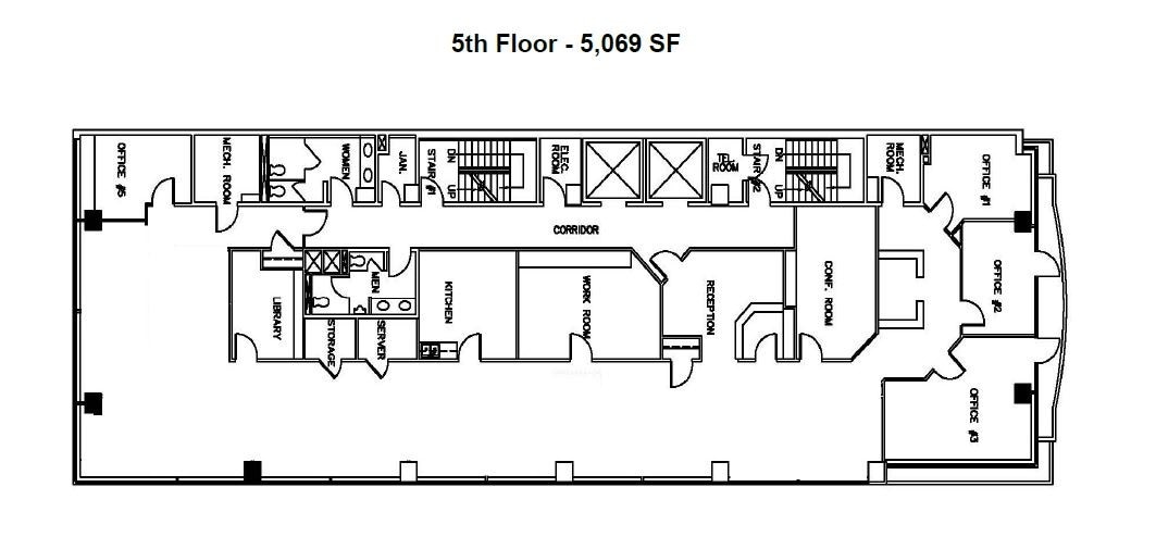 1420 K St NW, Washington, DC for lease Floor Plan- Image 1 of 1