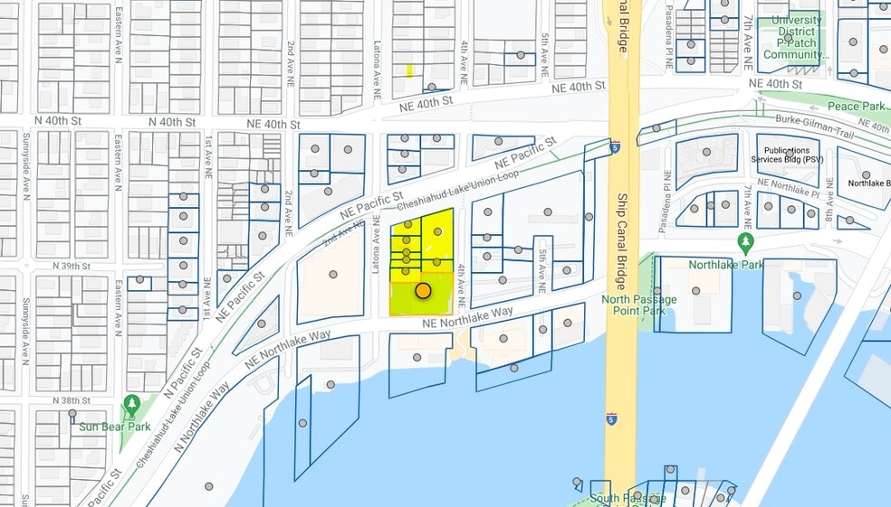 3800 Latona Ave NE, Seattle, WA for lease - Plat Map - Image 1 of 1