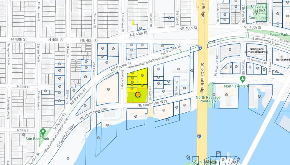 3800 Latona Ave NE, Seattle, WA for lease - Plat Map - Image 2 of 2