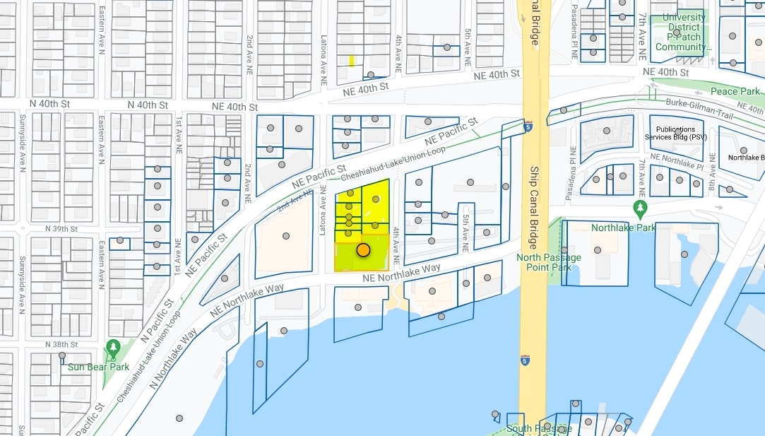 3800 Latona Ave NE, Seattle, WA for lease Plat Map- Image 1 of 2