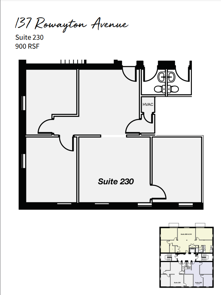 137 Rowayton Ave, Norwalk, CT for lease Floor Plan- Image 1 of 1