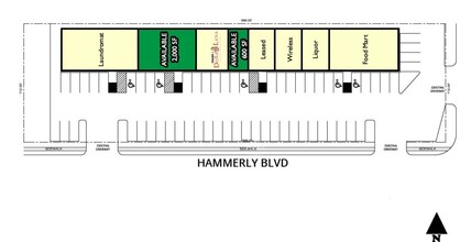 8788 Hammerly Blvd, Houston, TX for lease Site Plan- Image 2 of 2