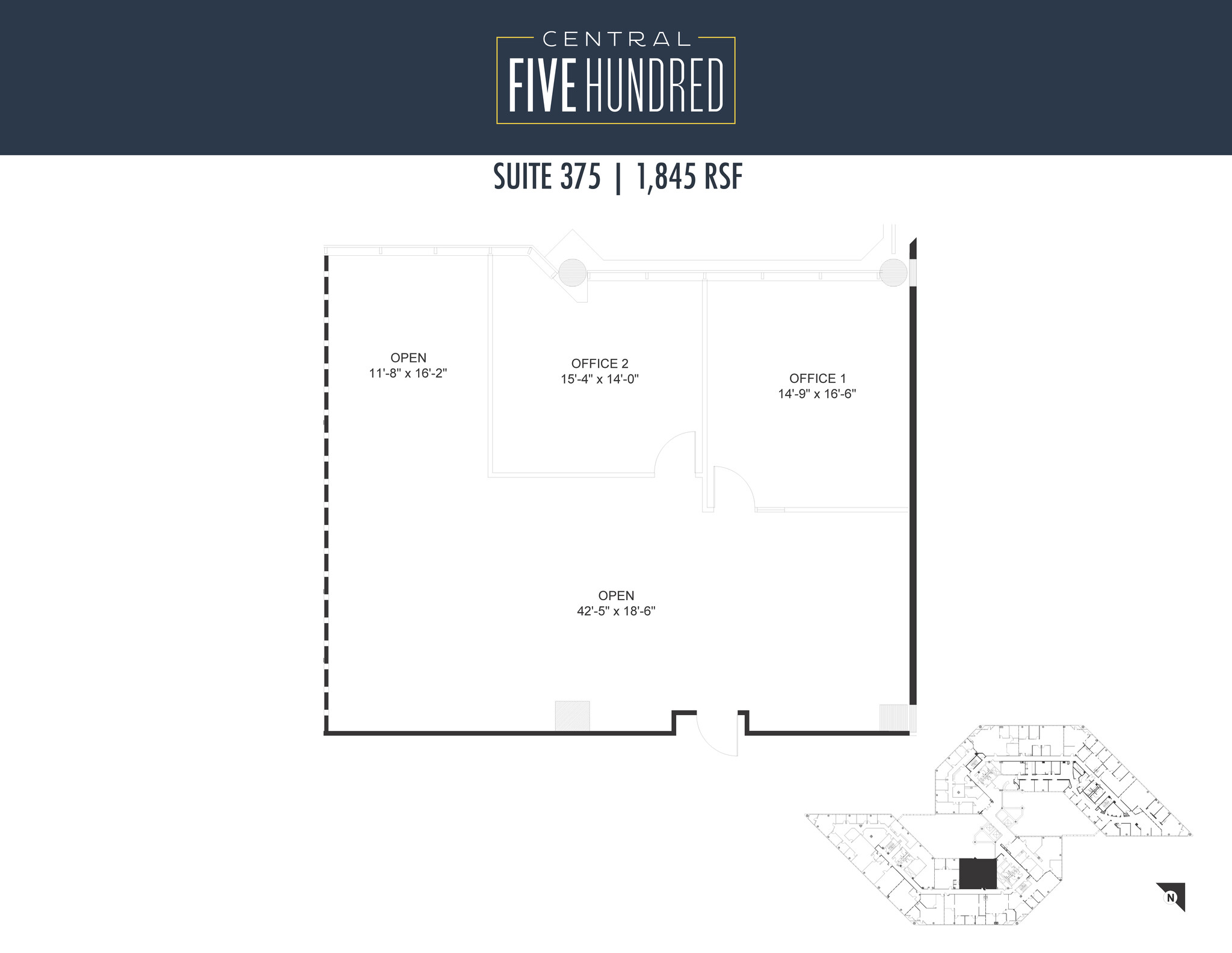 500 N Central Expy, Plano, TX for lease Floor Plan- Image 1 of 1