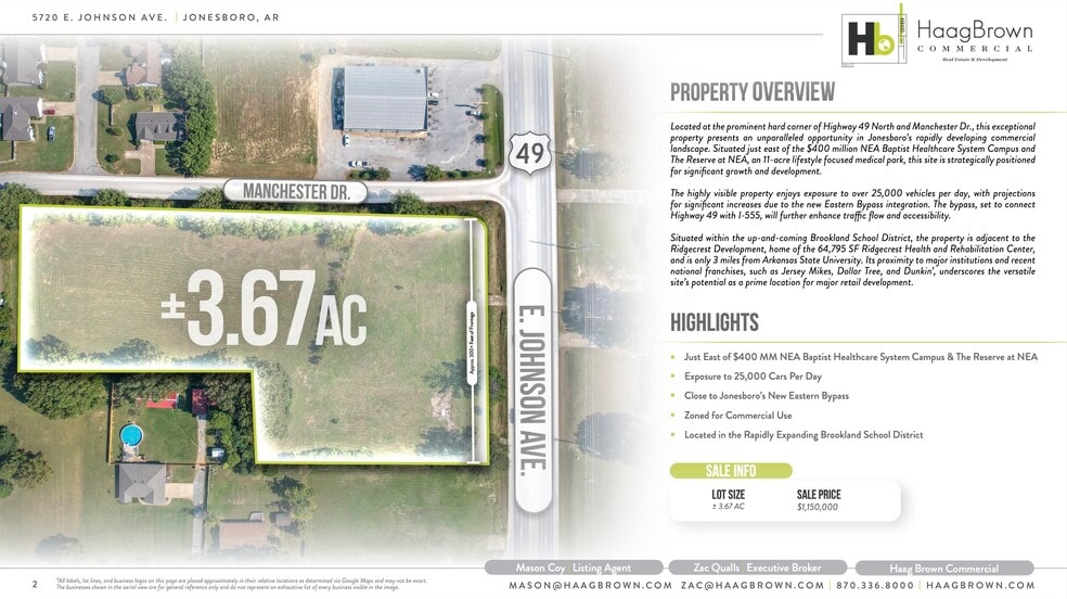 5716-5720 E Johnson Ave, Jonesboro, AR for sale - Building Photo - Image 2 of 6