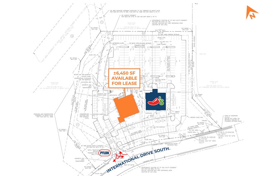 51 International Dr S, Flanders, NJ for lease - Site Plan - Image 2 of 9