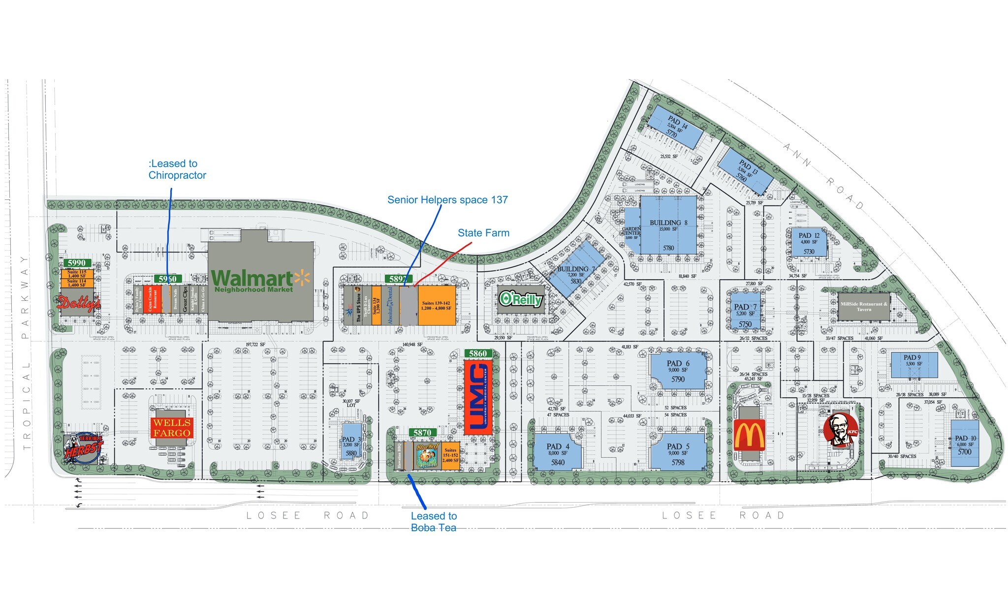 Losee Rd, North Las Vegas, NV for lease Site Plan- Image 1 of 1
