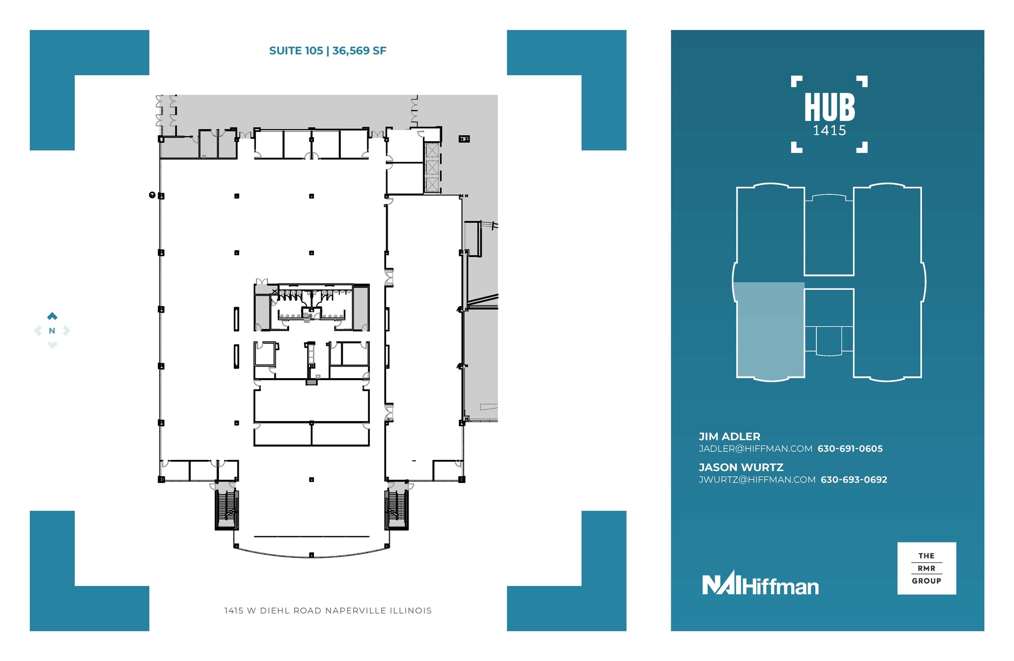 1415 W Diehl Rd, Naperville, IL for lease Floor Plan- Image 1 of 1