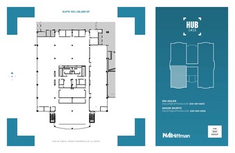 1415 W Diehl Rd, Naperville, IL for lease Floor Plan- Image 1 of 1