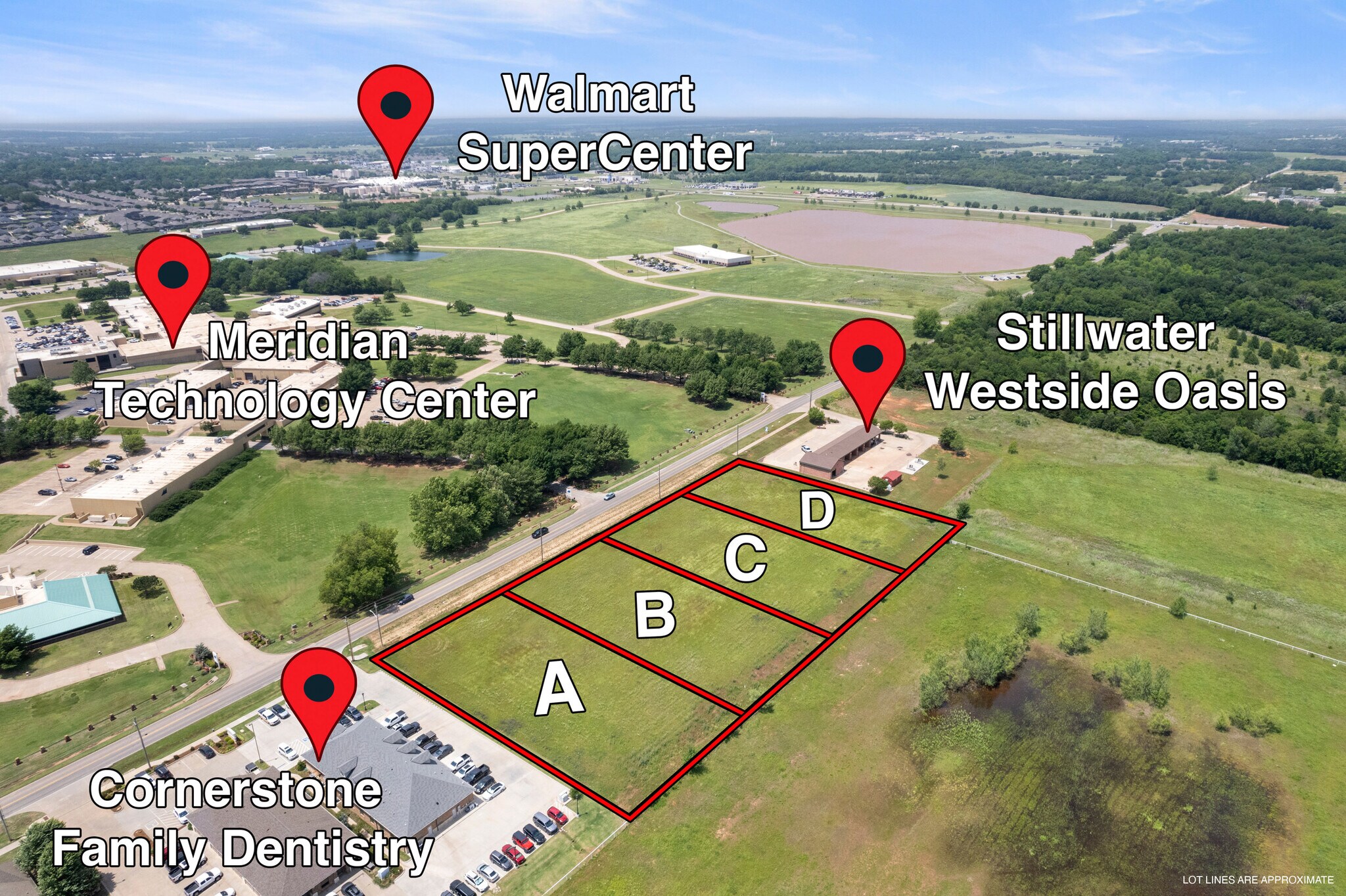 1305 S Sangre Rd, Stillwater, OK for sale Aerial- Image 1 of 15