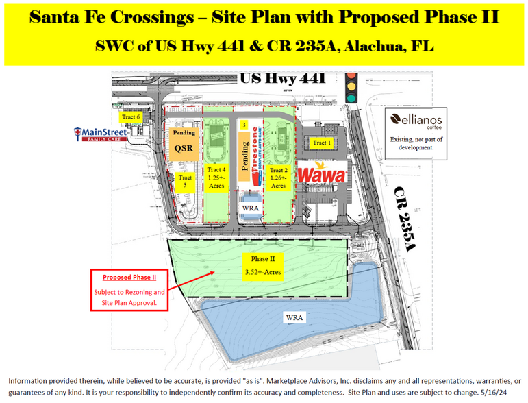 US HWY 441 & CR 235A, Alachua, FL for sale - Site Plan - Image 1 of 3