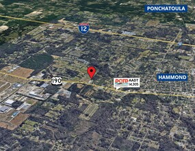 17420 Highway 190 E, Hammond, LA - aerial  map view