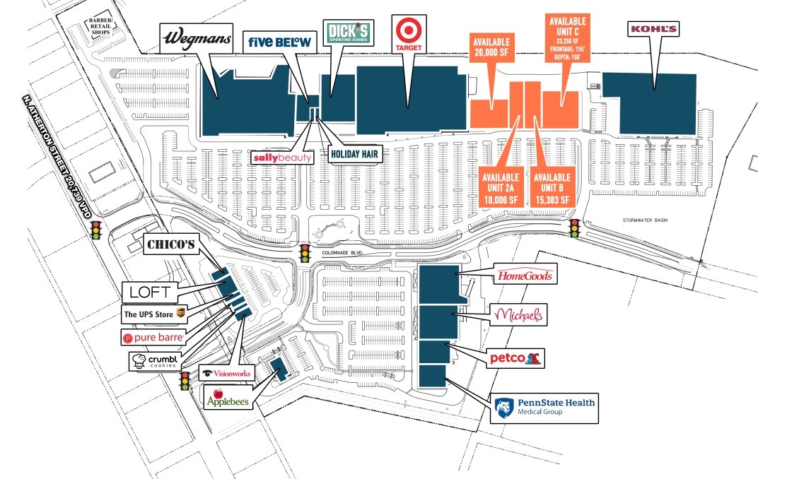 12-345 Colonnade Way, State College, PA for lease Site Plan- Image 1 of 1