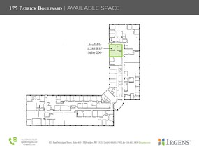 175 N Patrick Blvd, Brookfield, WI for lease Floor Plan- Image 1 of 4