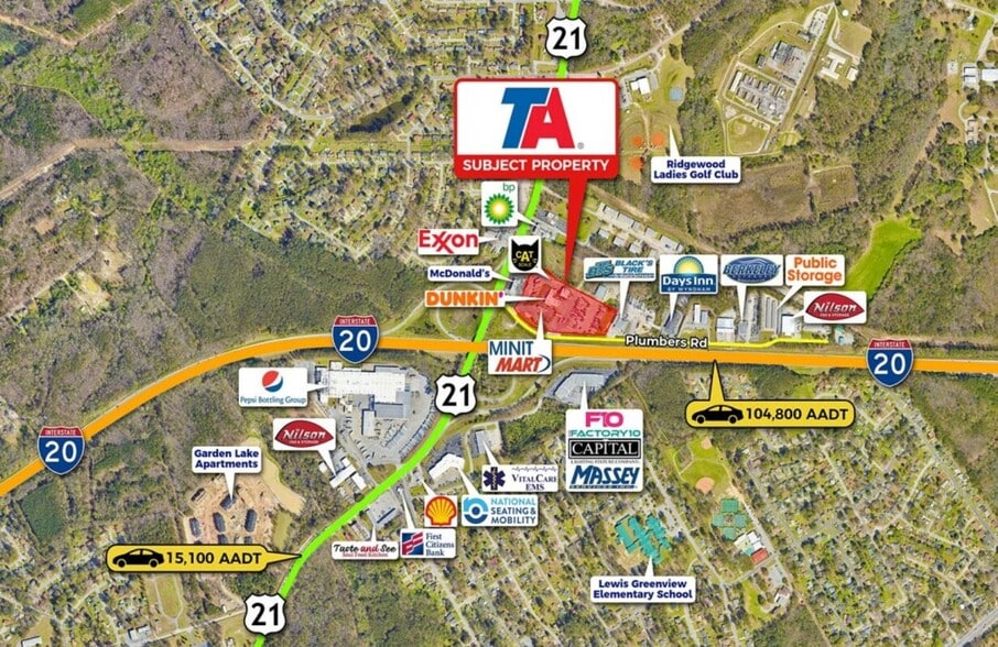 101 Plumbers Rd, Columbia, SC for sale - Aerial - Image 3 of 4