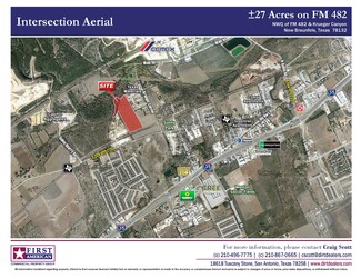 More details for NWQ of FM 482 & Krueger Canyon, New Braunfels, TX - Land for Sale